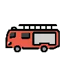 Fire Engine Emoji 🚒 image - OpenMoji style