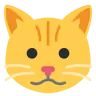 Emoji Faccia di gatto 🐱 image - Twitter / X (Twemoji) style