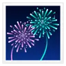 Emoji Fuochi d'artificio 🎆 image - WhatsApp style
