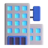 Büyük mağaza Emoji 🏬 image - Microsoft 3D Fluent style