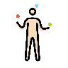Man Juggling: Light Skin Tone Emoji 🤹🏻‍♂️ image - OpenMoji style