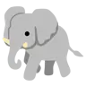 象 Emoji 🐘 image - Google Noto Color style