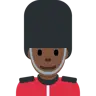 Man Guard: Dark Skin Tone Emoji 💂🏿‍♂️ image - Twitter / X (Twemoji) style