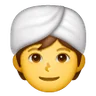 Emoji Uomo con turbante 👳 image - Samsung style