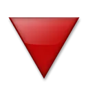 Red Triangle Pointed Down