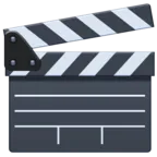Clapper Board Emoji 🎬 image - Facebook Meta style