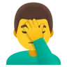 Man Facepalming Emoji 🤦‍♂️ image - Google Noto Color style