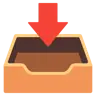 Emoji Inbox Tray 📥 image - Google Noto Color style