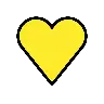 Yellow Heart Emoji 💛 image - OpenMoji style