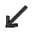 Down-Left Arrow