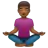 Man In Lotus Position: Medium-Dark Skin Tone