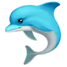Delphin Emoji 🐬 image - Apple style