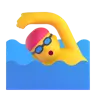 Schwimmer Emoji 🏊 image - Microsoft 3D Fluent style