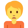 Emoji Persona accigliata 🙍 image - Twitter / X (Twemoji) style