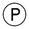 Regional Indicator Symbol Letter P 🇵 image - OpenMoji style