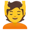 Massage facial Emoji 💆 image - Google Noto Color style