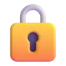 ล็อค Emoji 🔒 image - Microsoft 3D Fluent style