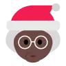 Mrs. Claus: Dark Skin Tone Emoji 🤶🏿 image - Tossface style