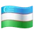 Flag: Uzbekistan