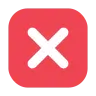 Cross Mark Button Emoji ❎ image - Tossface style