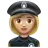 Woman Police Officer: Medium-Light Skin Tone