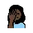 Woman Facepalming: Dark Skin Tone