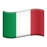 Flag: Italy Emoji 🇮🇹 image - Apple style