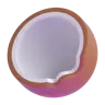 Orzech kokosowy Emoji 🥥 image - Microsoft 3D Fluent style