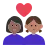 Couple With Heart: Woman, Woman, Medium-Dark Skin Tone, Medium Skin Tone