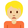 Person Frowning: Medium-Light Skin Tone Emoji 🙍🏼 image - Twitter / X (Twemoji) style