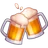 Clinking Beer Mugs