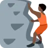 Person Climbing: Dark Skin Tone Emoji 🧗🏿 image - Twitter / X (Twemoji) style