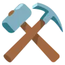 Emoji Martello e Pick ⚒ image - Google Noto Color style