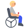 Person In Motorized Wheelchair: Medium-Light Skin Tone Emoji 🧑🏼‍🦼 image - Tossface style