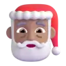 Santa Claus: Medium Skin Tone Emoji 🎅🏽 image - Microsoft 3D Fluent style