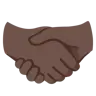 Handshake: Dark Skin Tone Emoji 🤝🏿 image - Google Noto Color style