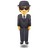 Person In Suit Levitating