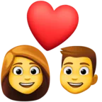 Emoji Coppia con cuore 💑 image - Facebook Meta style