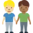 Men Holding Hands: Medium-Light Skin Tone, Medium-Dark Skin Tone