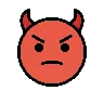 Emoji diavoletto 👿 image - OpenMoji style
