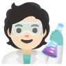 Scientist: Light Skin Tone Emoji 🧑🏻‍🔬 image - Google Noto Color style