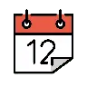 Calendar Emoji 📅 image - OpenMoji style