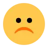 Besorgtes Gesicht Emoji 😟 image - Tossface style