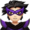 Supervillain: Light Skin Tone Emoji 🦹🏻 image - Apple style