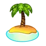 เกาะทะเลทราย Emoji 🏝 image - Telegram style