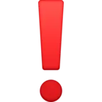 중후 한 느낌표 기호