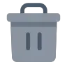 wastebasket Emoji 🗑 image - Tossface style