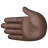 Leftwards Hand: Dark Skin Tone