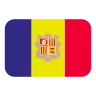 Flag: Andorra Emoji 🇦🇩 image - Tossface style