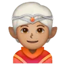 Elf: Medium Skin Tone Emoji 🧝🏽 image - Samsung style